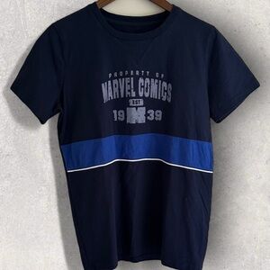 Vintage Marvel Comics Navy and Blue Men’s Graphic T